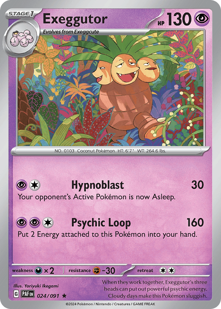 Exeggutor Paldean Fates