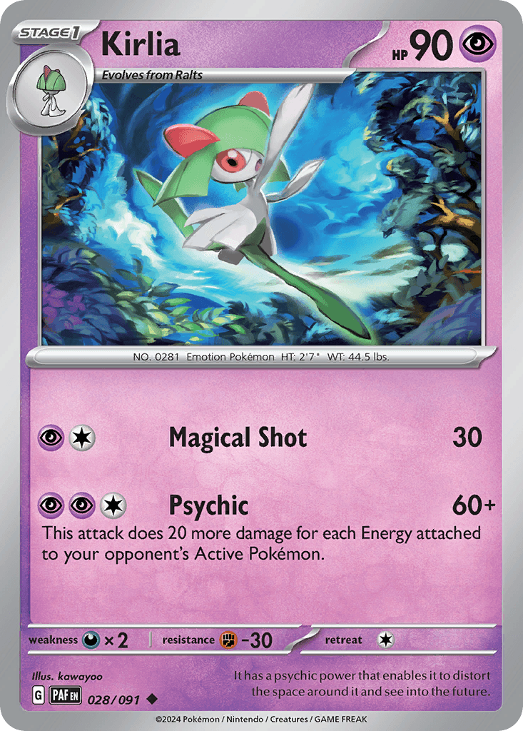 Kirlia Paldean Fates