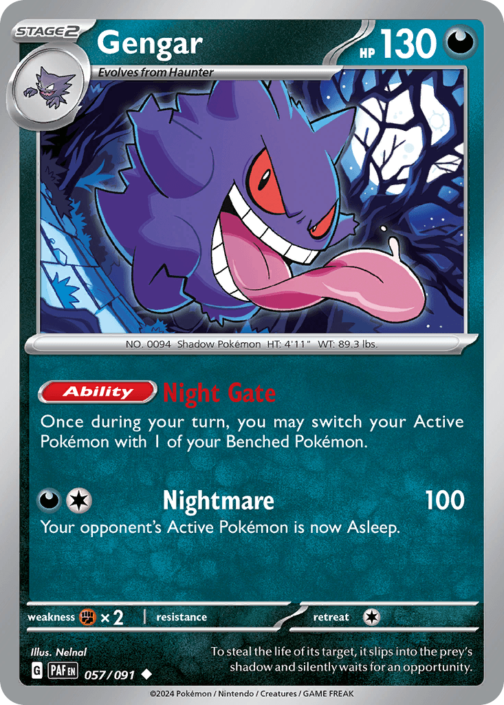 Gengar Paldean Fates