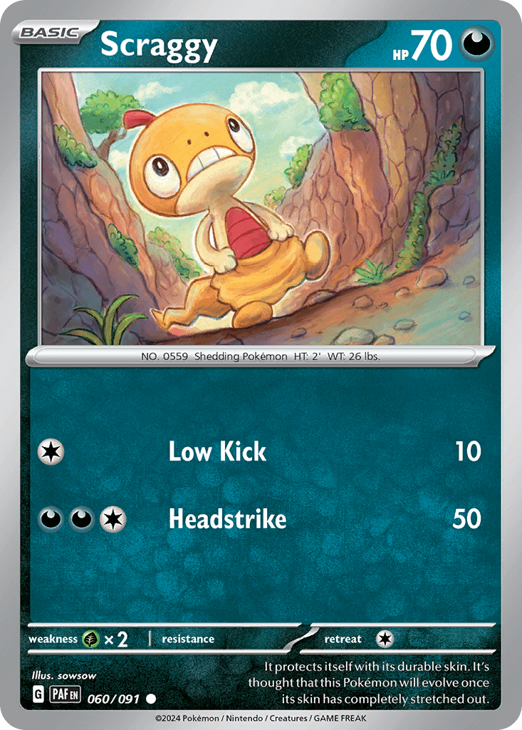 Scraggy Paldean Fates