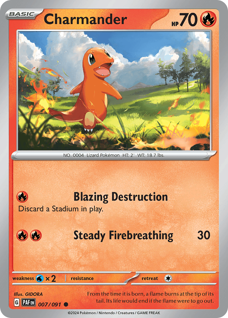 Charmander Paldean Fates