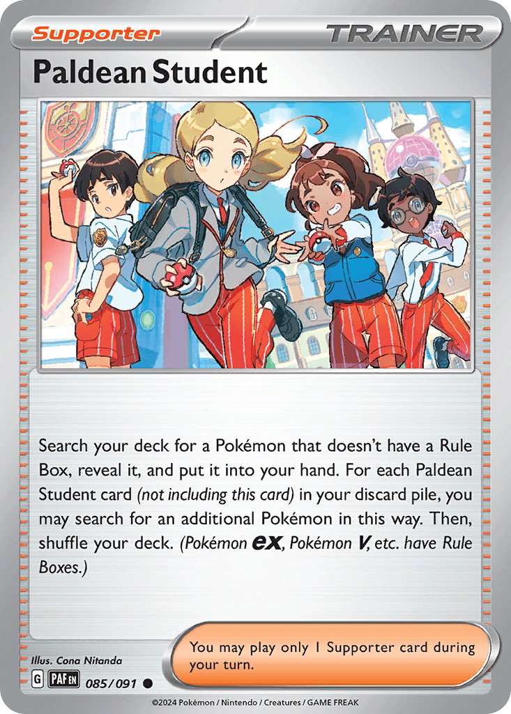 Paldean Student Paldean Fates