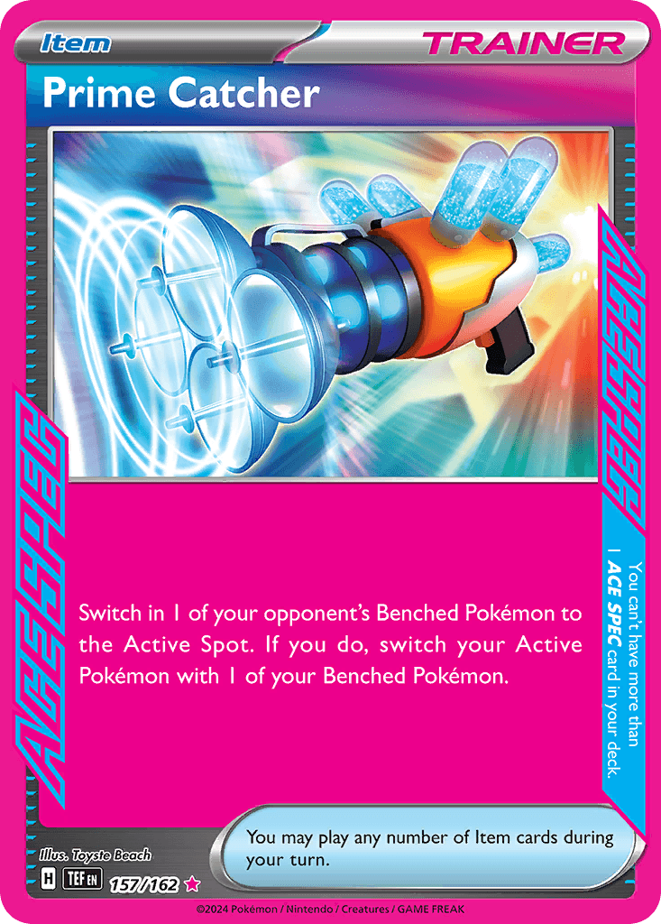 Prime Catcher Temporal Forces
