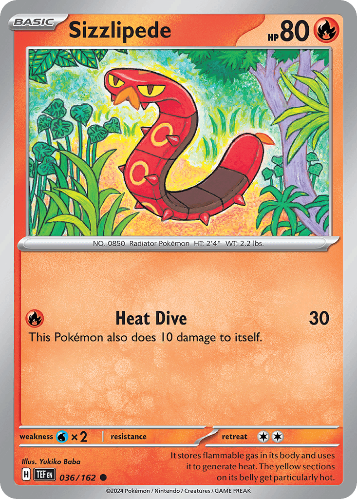 Sizzlipede Temporal Forces