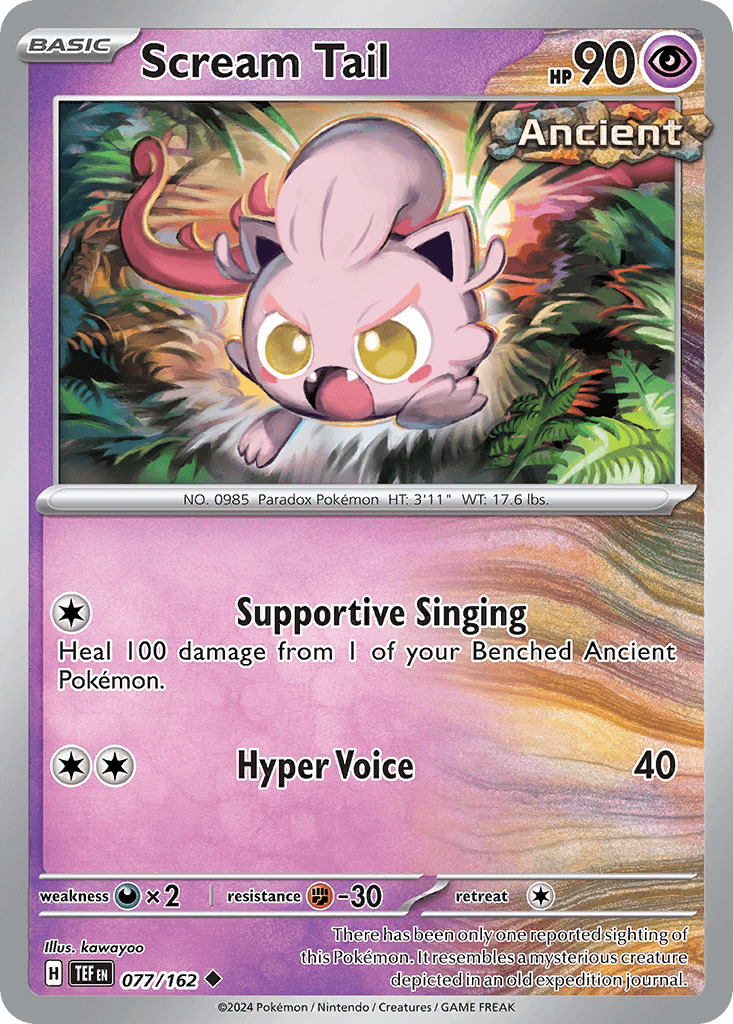 Scream Tail Temporal Forces