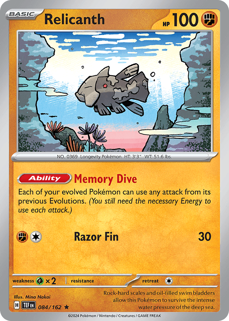 Relicanth Temporal Forces