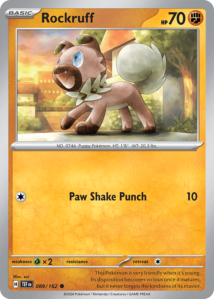 Rockruff Temporal Forces