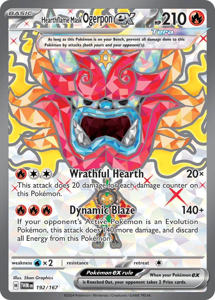 Hearthflame Mask Ogerpon ex Twilight Masquerade