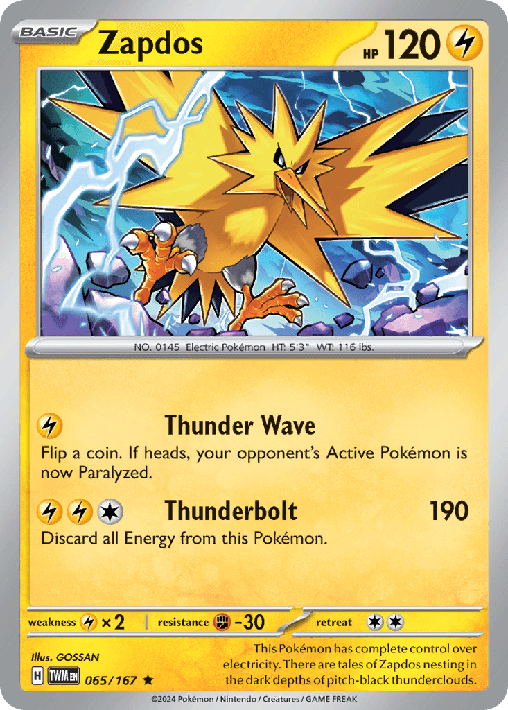 Zapdos Twilight Masquerade