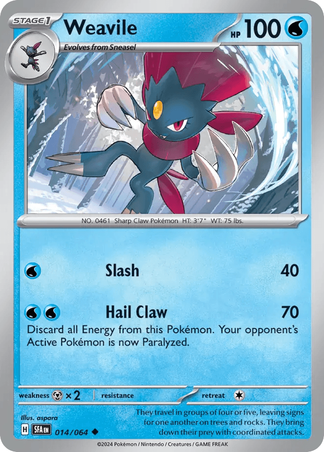Weavile Shrouded Fable