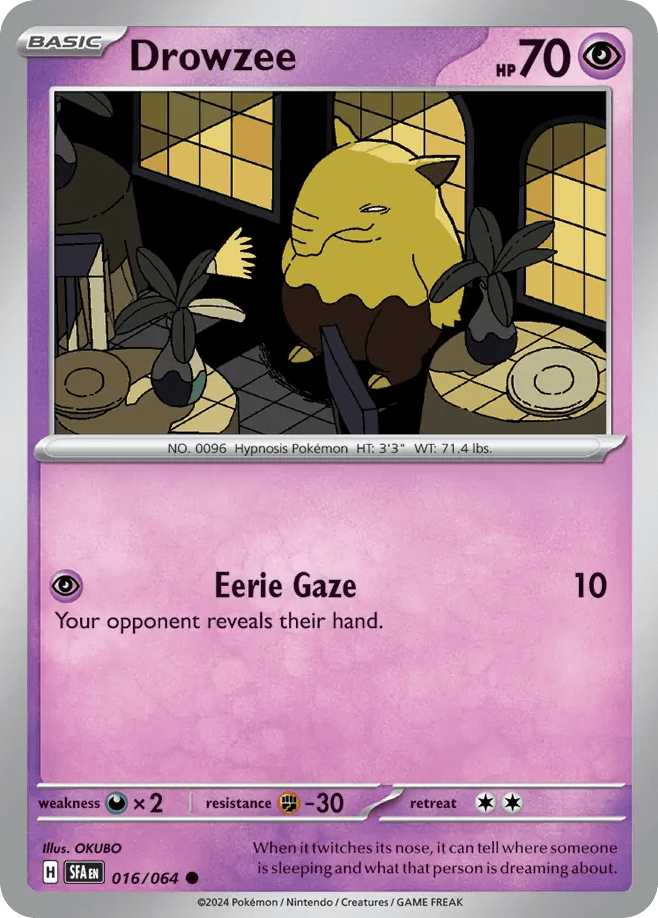 Drowzee Shrouded Fable