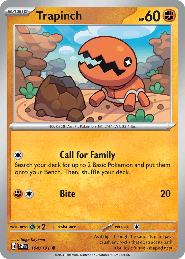 Trapinch Surging Sparks