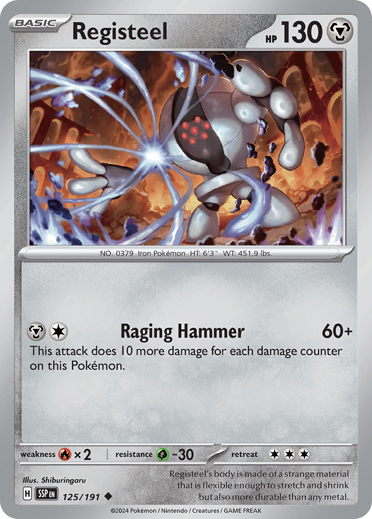 Registeel Surging Sparks