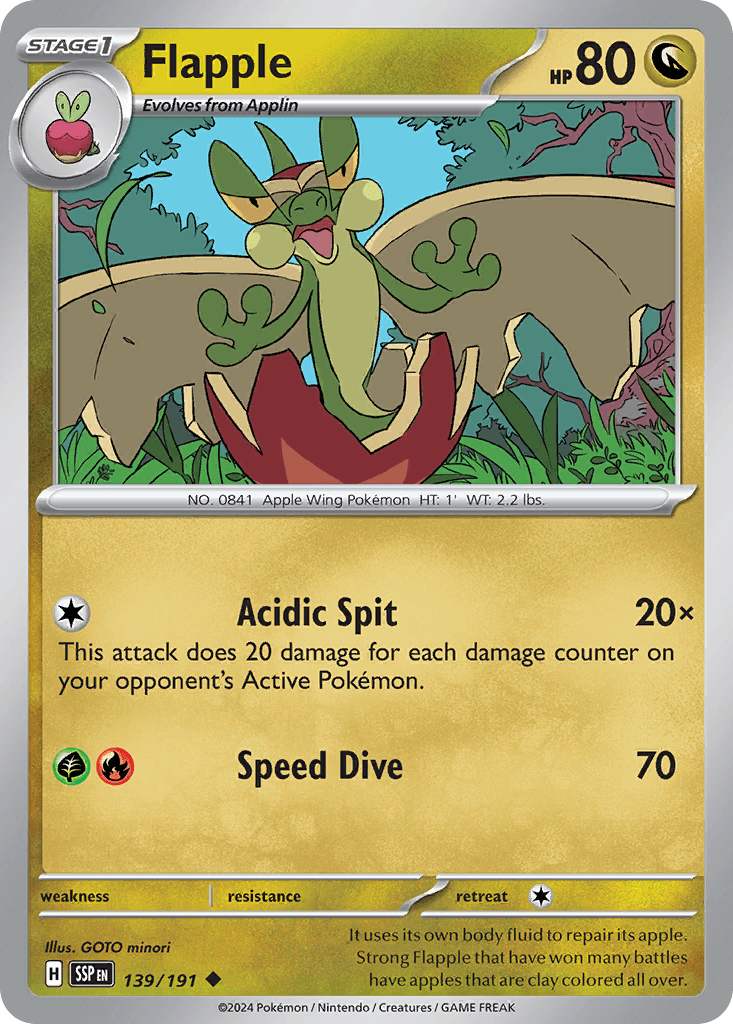 Flapple Surging Sparks