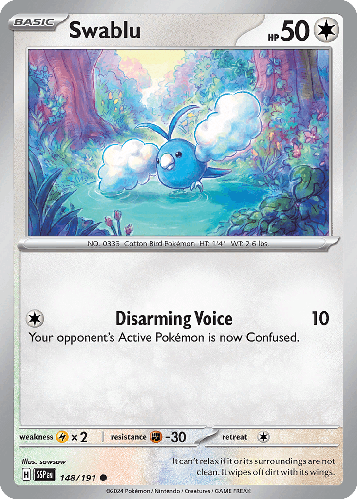 Swablu Surging Sparks