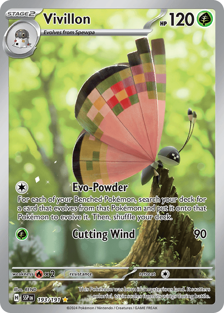 Vivillon Surging Sparks