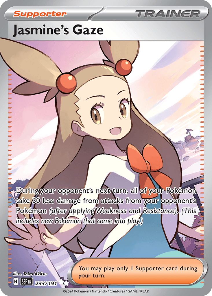 Jasmine's Gaze Surging Sparks