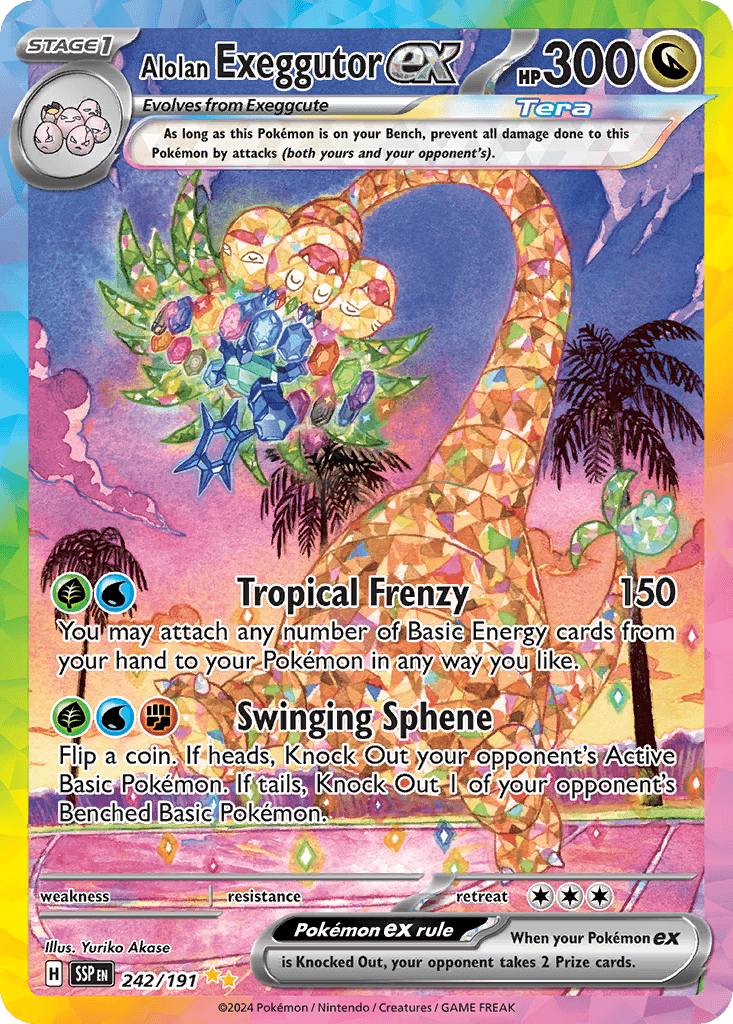 Alolan Exeggutor ex Surging Sparks
