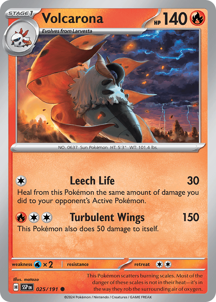 Volcarona Surging Sparks