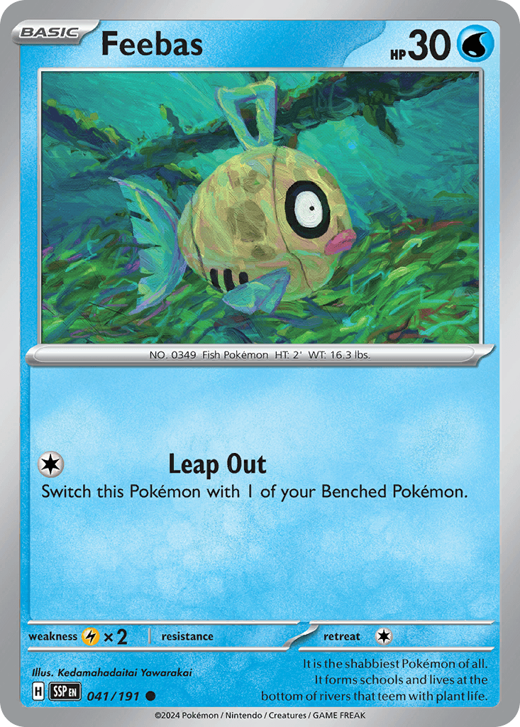 Feebas Surging Sparks