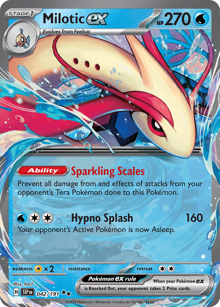 Milotic ex Surging Sparks