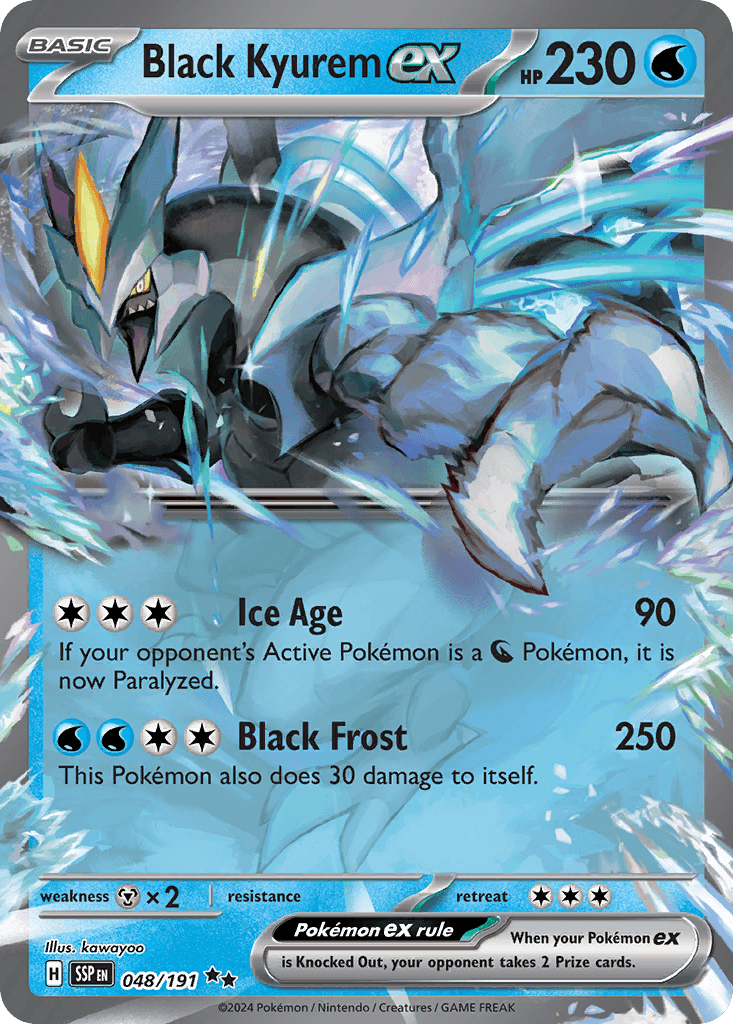 Black Kyurem ex Surging Sparks