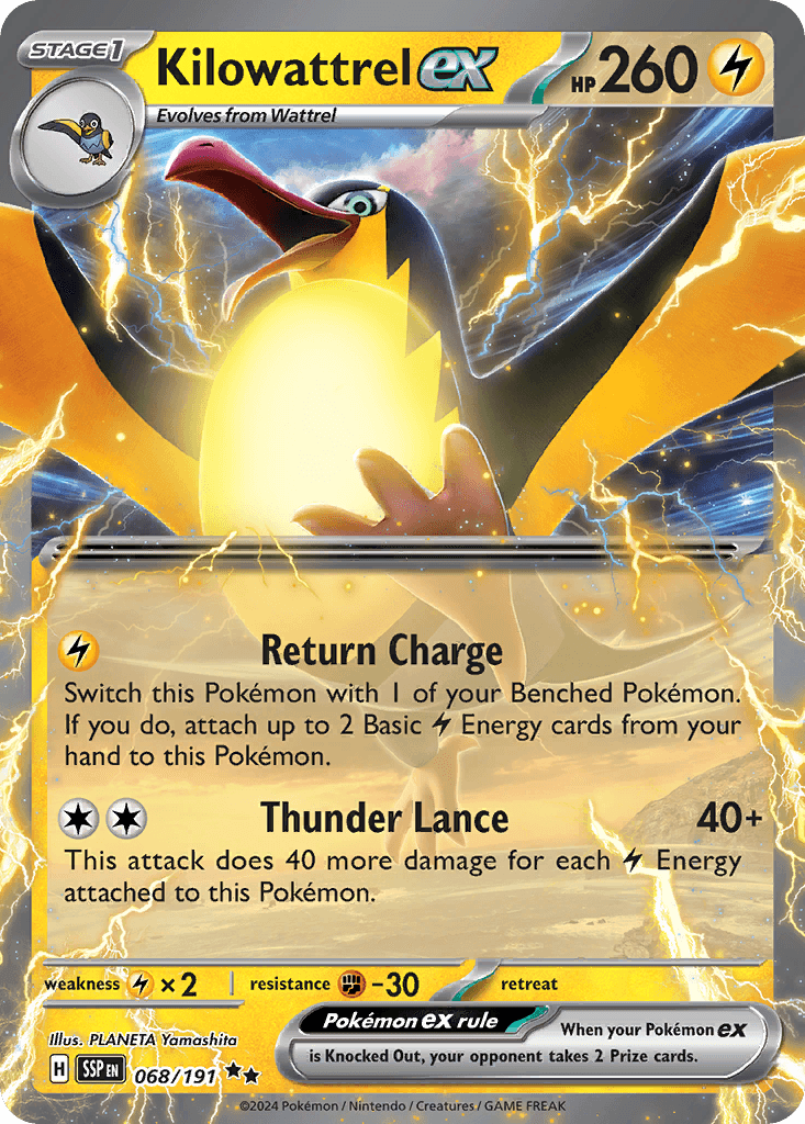Kilowattrel ex Surging Sparks