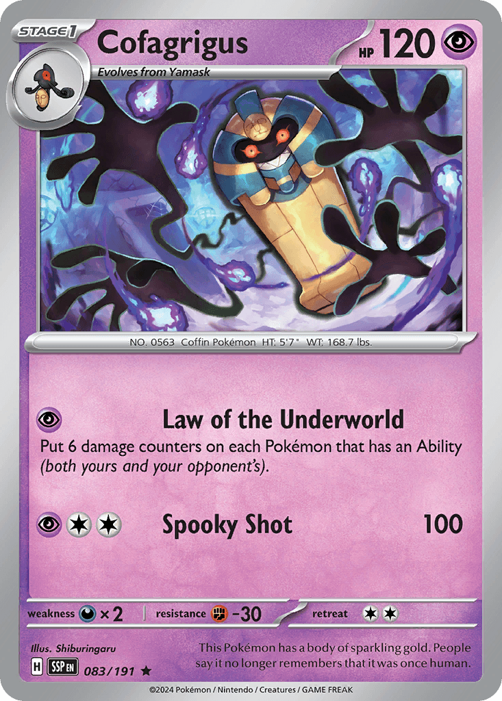 Cofagrigus Surging Sparks
