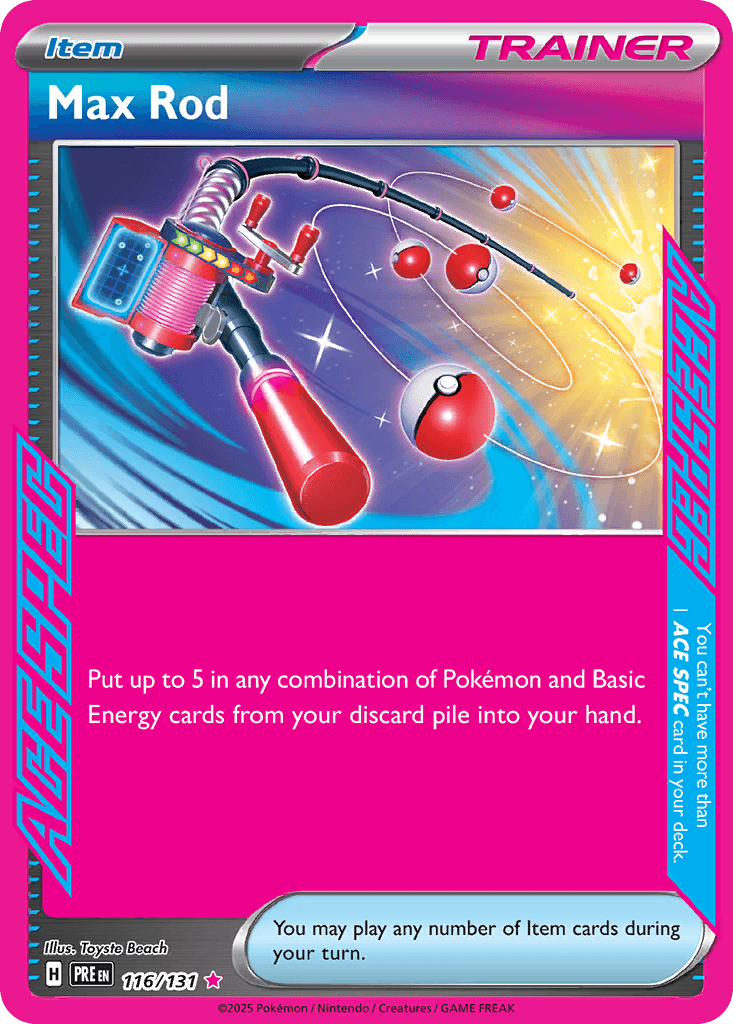 Max Rod Prismatic Evolutions