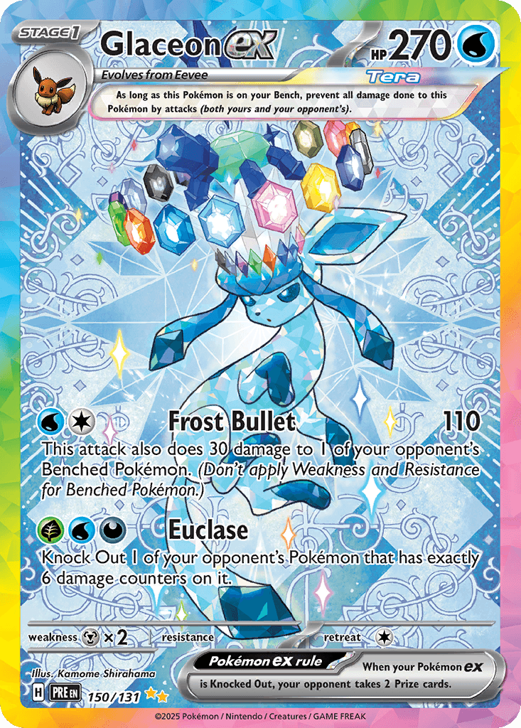 Glaceon ex Prismatic Evolutions