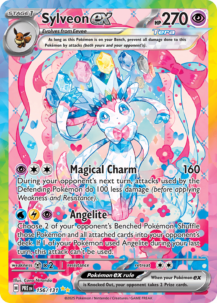 Sylveon ex Prismatic Evolutions