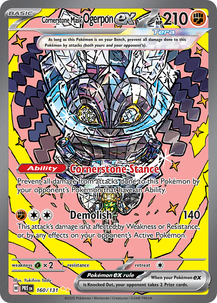 Cornerstone Mask Ogerpon ex Prismatic Evolutions
