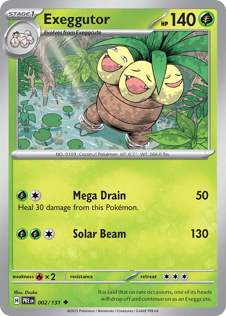 Exeggutor Prismatic Evolutions