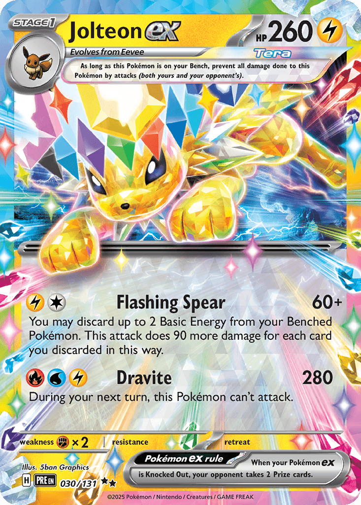 Jolteon ex Prismatic Evolutions