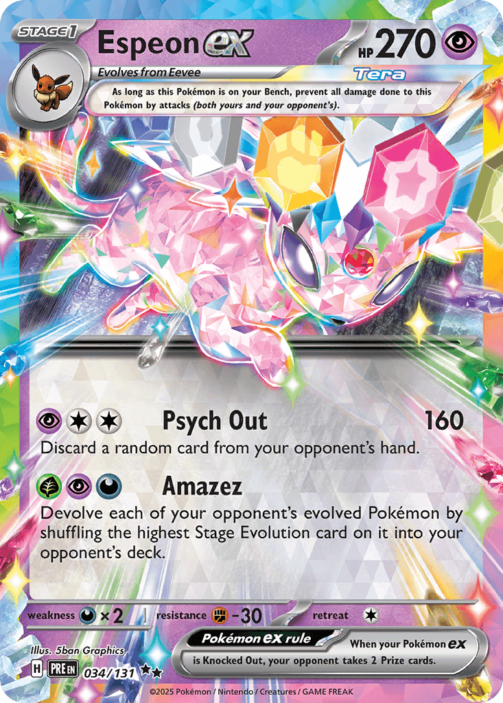Espeon ex Prismatic Evolutions
