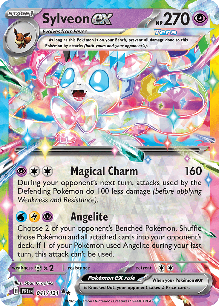 Sylveon ex Prismatic Evolutions