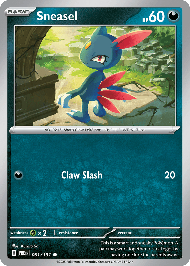 Sneasel Prismatic Evolutions