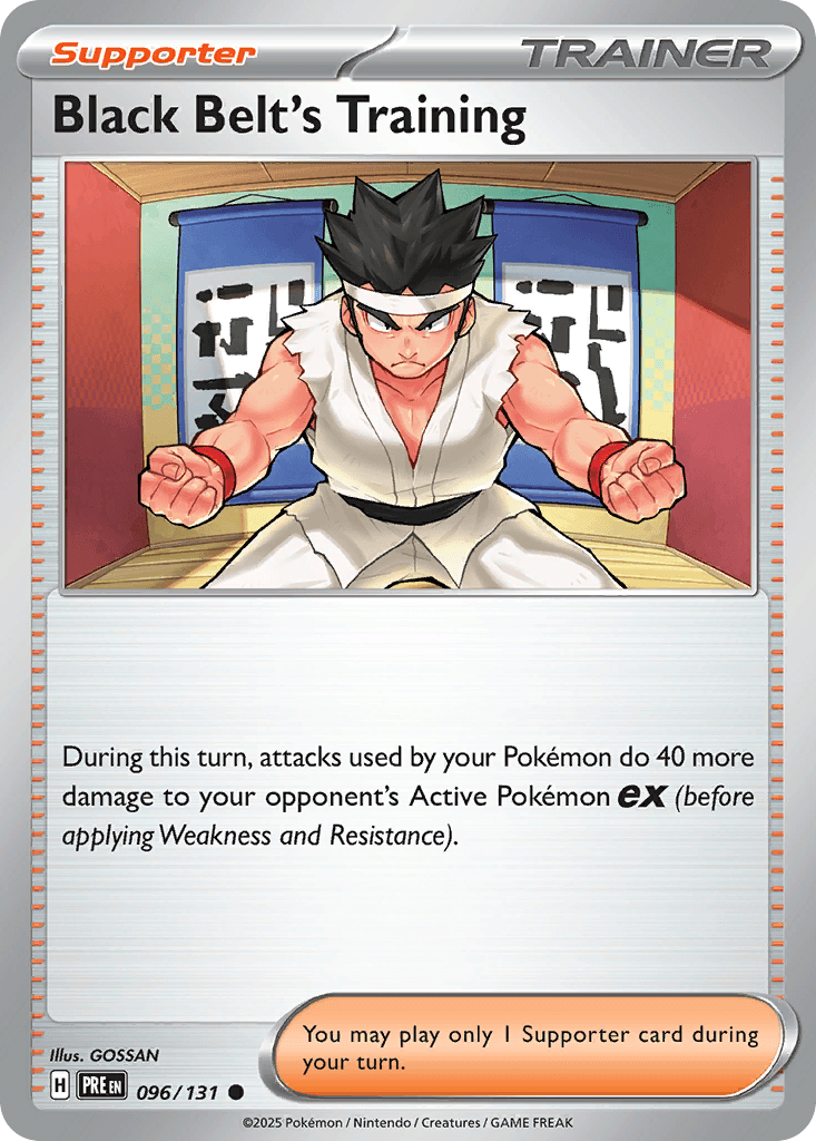 Black Belt's Training Prismatic Evolutions