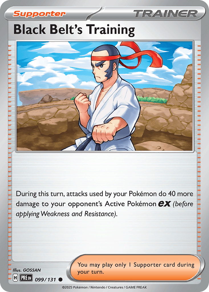 Black Belt's Training Prismatic Evolutions