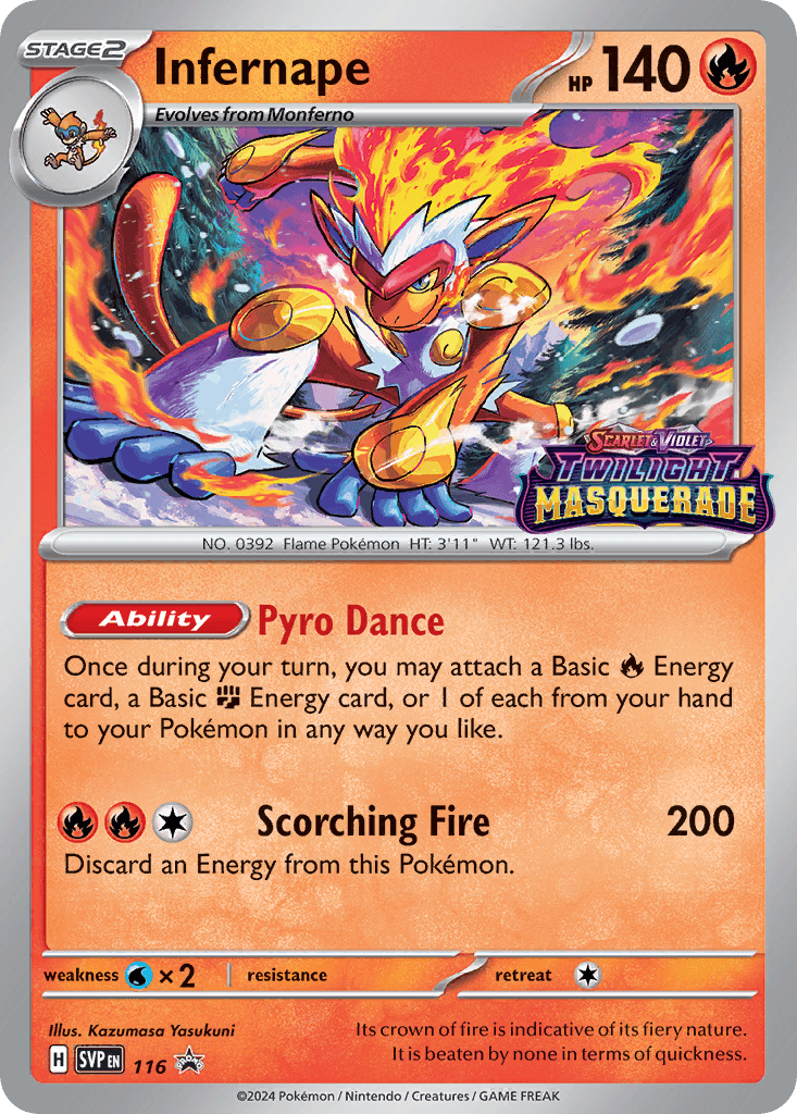 Infernape Scarlet & Violet Black Star Promos