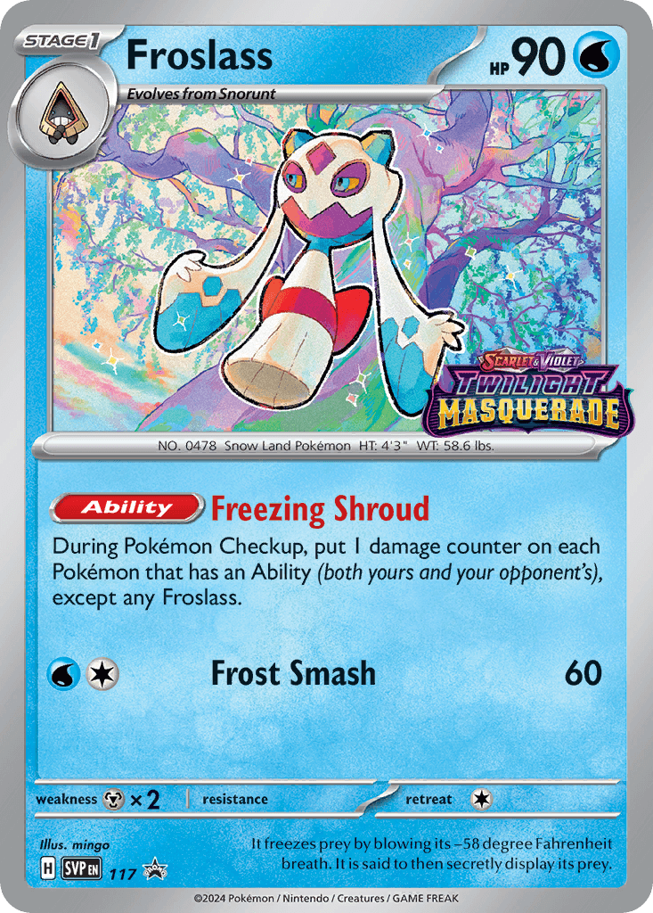 Froslass Scarlet & Violet Black Star Promos