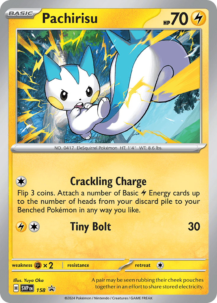 Pachirisu Scarlet & Violet Black Star Promos