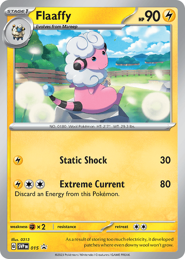 Flaaffy Scarlet & Violet Black Star Promos