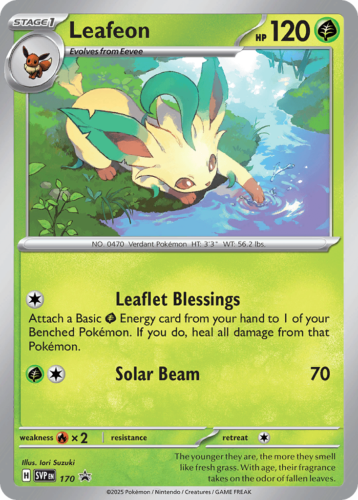 Leafeon Scarlet & Violet Black Star Promos