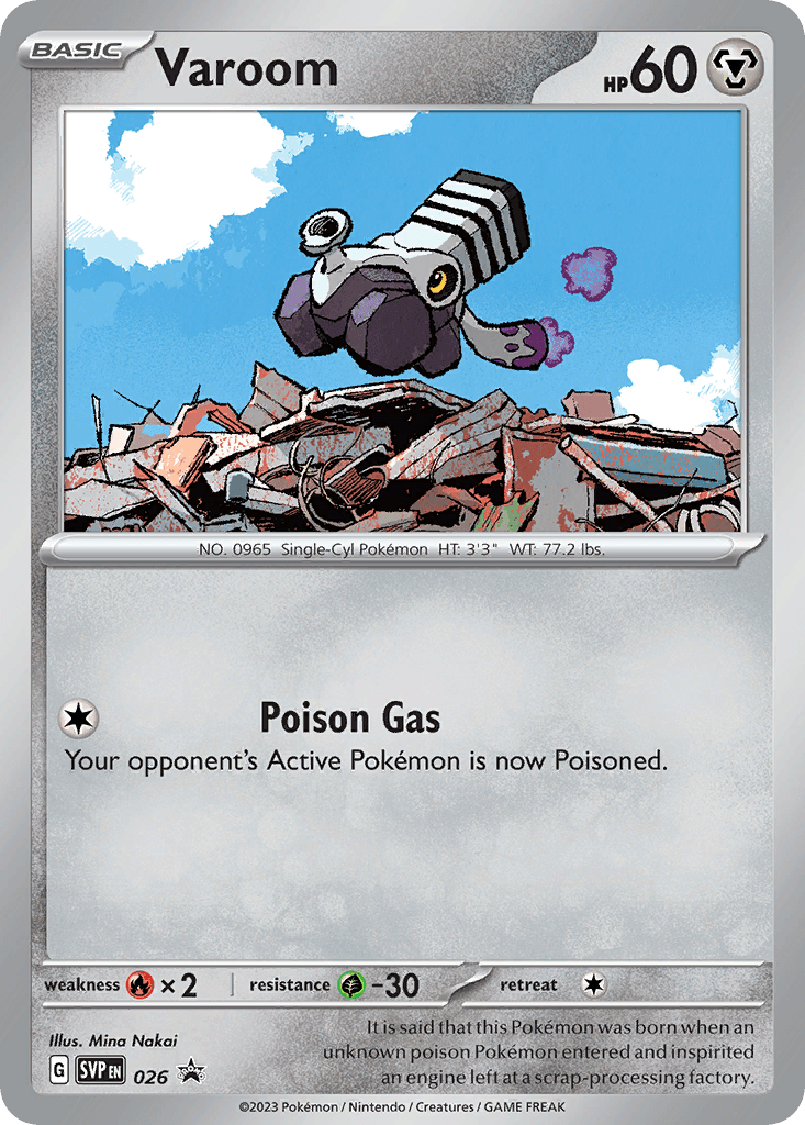 Varoom Scarlet & Violet Black Star Promos