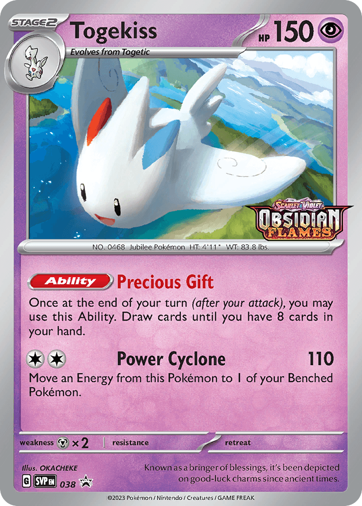 Togekiss Scarlet & Violet Black Star Promos