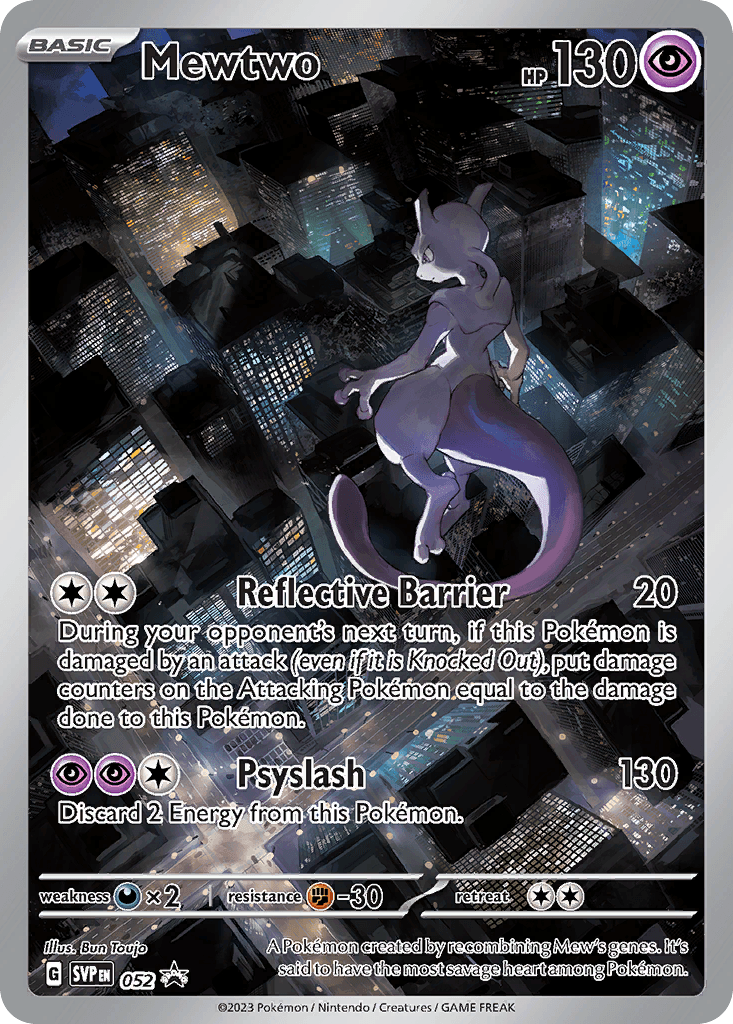 Mewtwo Scarlet & Violet Black Star Promos