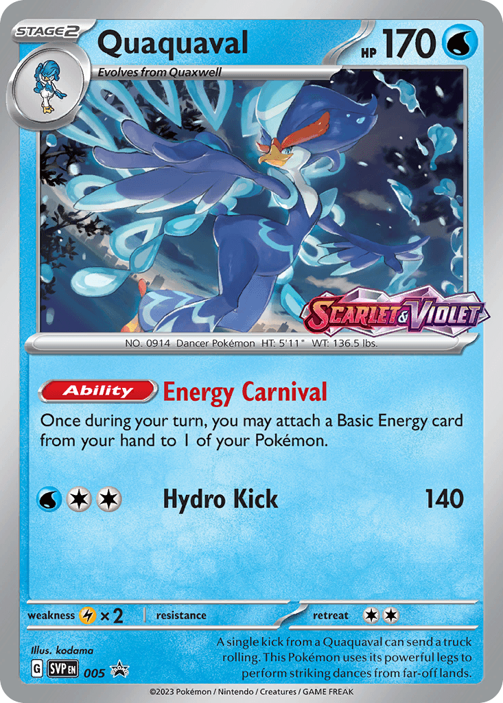 Quaquaval Scarlet & Violet Black Star Promos