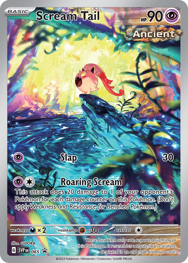 Scream Tail Scarlet & Violet Black Star Promos