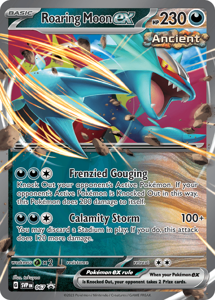Roaring Moon ex Scarlet & Violet Black Star Promos